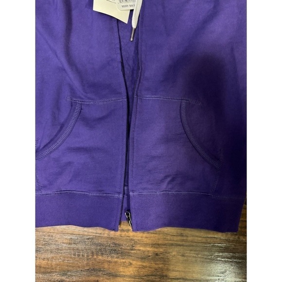 e5 Collegiate JM University Zip Up Hoodie Purple Women's Sz:S - Picture 5 of 10